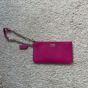 Coach Pink Wristlet